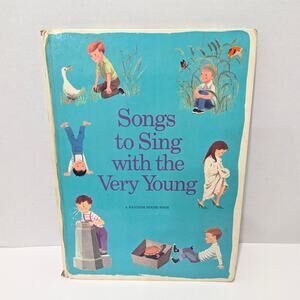 Vtg Songs to Sing with the Very Young Children's Book Hardback 1966 Torrey READ